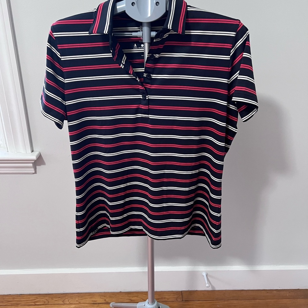 Bundle of Two Kate Lord golf/athletic polo shirts